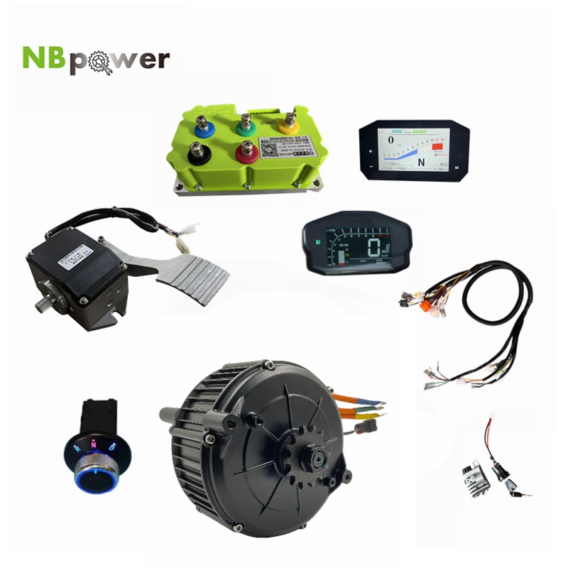 QSMOTOR 165 35H 5000W Mid-driv - Mid Drive Motor Kit 72V 5000W ulasan dan harga