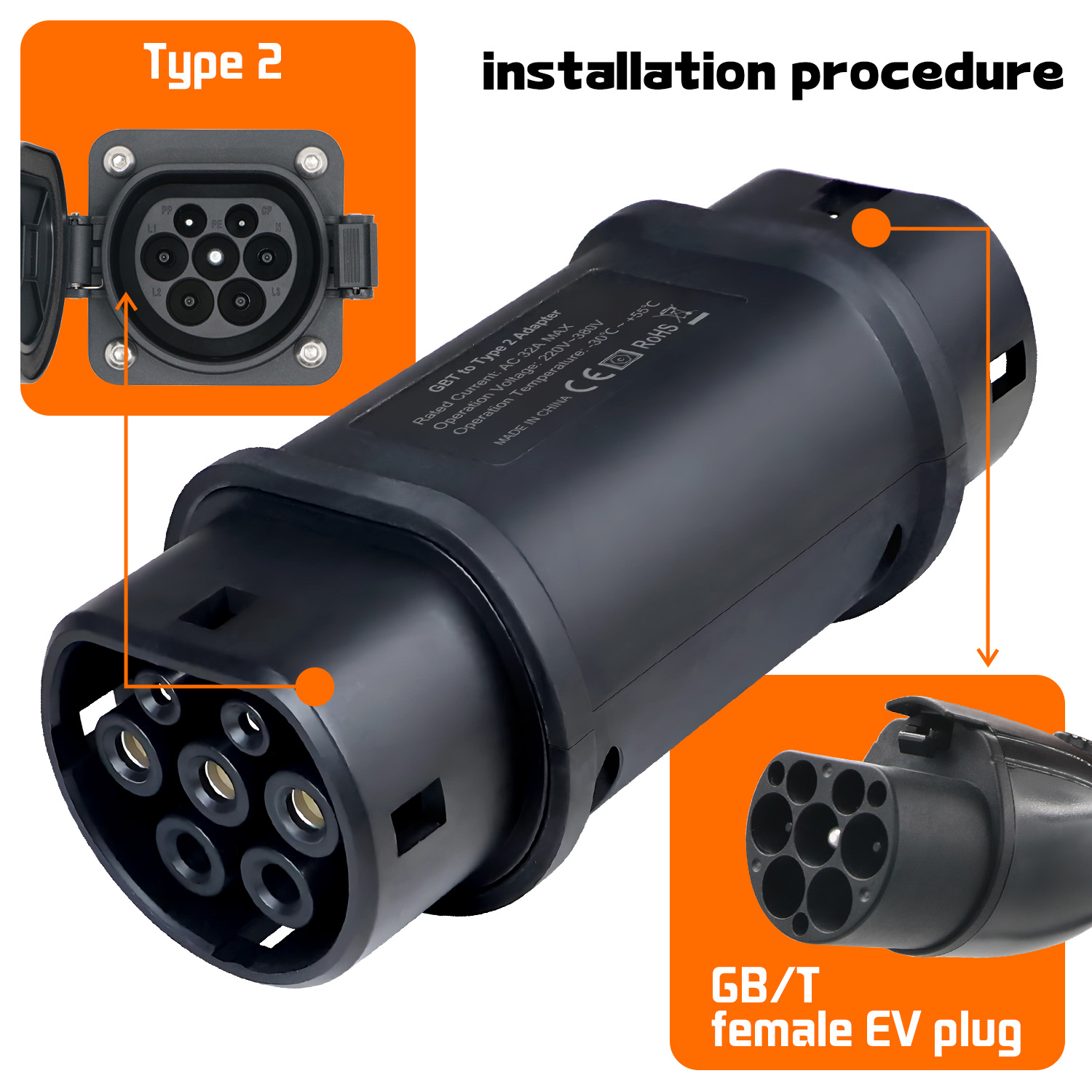GOODCELL EV Charger Station Ad - Ev Charger Type 2 22Kw 32A 3 Phase ulasan dan harga