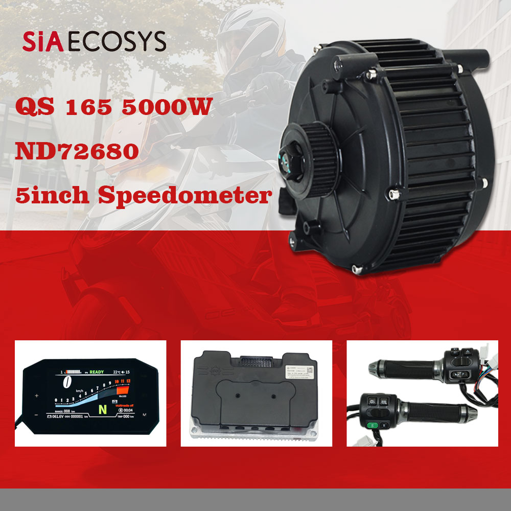 SiAECOSYS QS165 5000W 72V 35H  - Mid Drive Motor Kit 72V 5000W ulasan dan harga