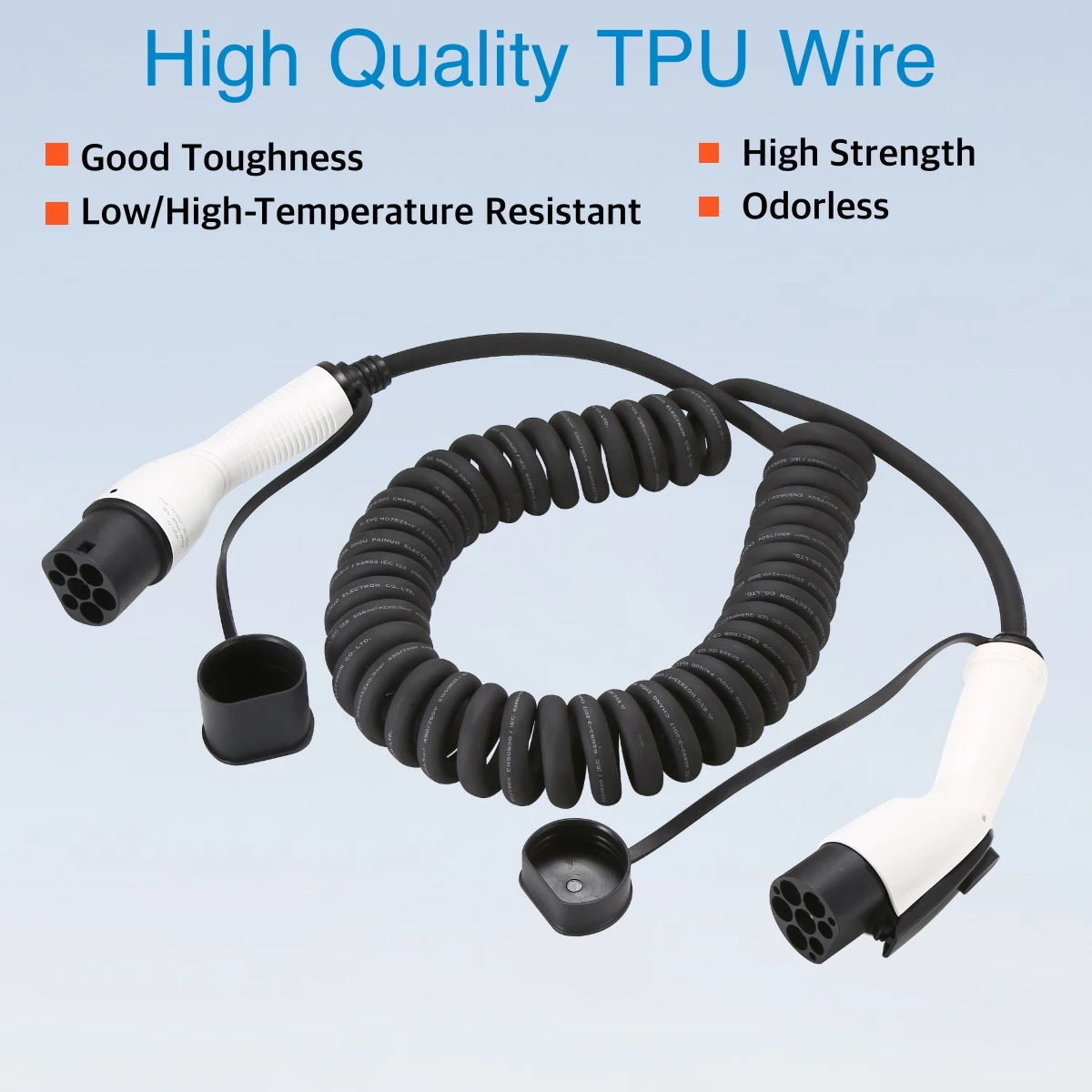 EVcharger4U 5M/7M Spiral EV Ch - Ev Charger Type 2 22Kw 32A 3 Phase ulasan dan harga