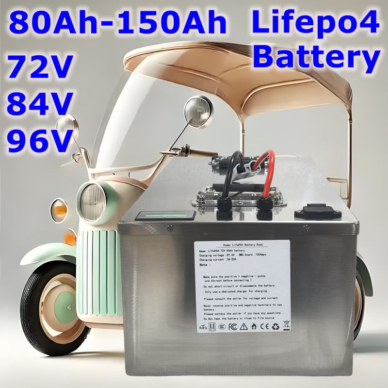 LIFEPO4 battery 72V 84V 96V 80 - Lifepo4 72V 100Ah Battery Pack Ev ulasan dan harga