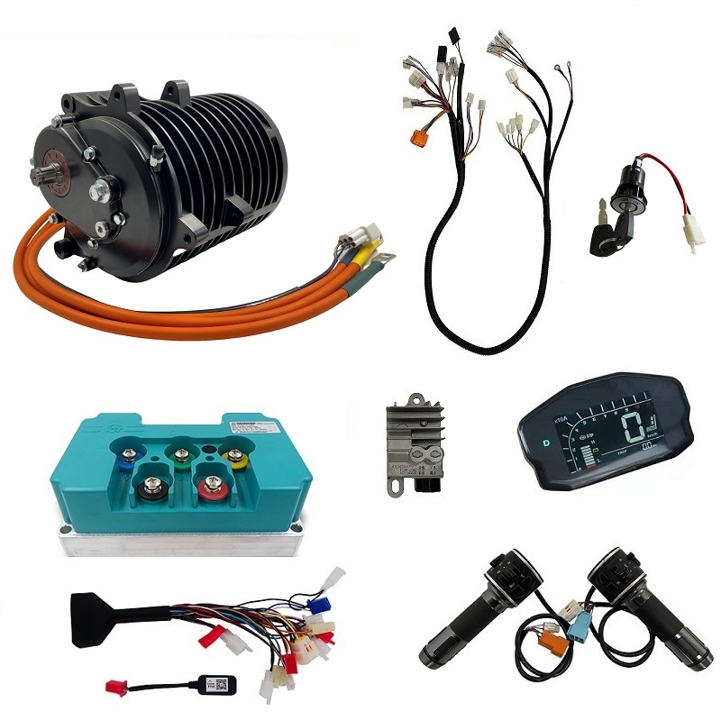 QS138 70H V3 3000W High Torque - Fardriver Nd72850 Controller ulasan dan harga