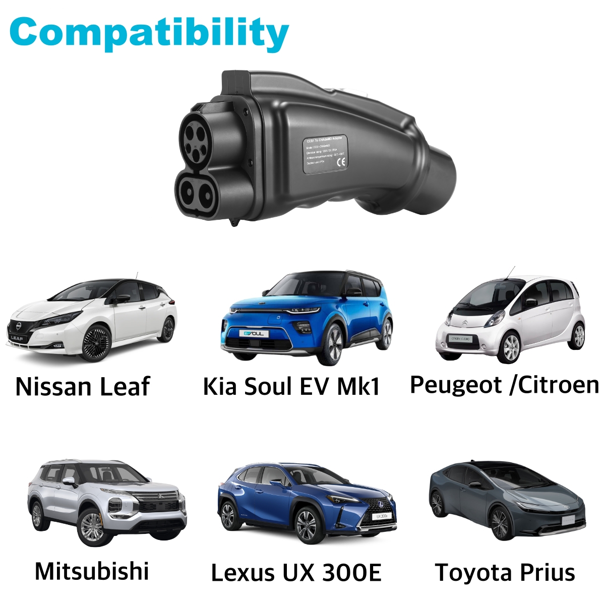 EVcharger4U CCS1 to CHAdeMO EV - Chademo To Ccs Combo 1 Adapter ulasan dan harga