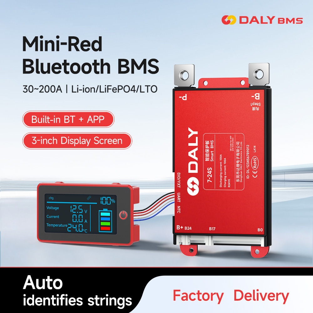 Daly Smart 3inch LCD BMS 30A 4 - Smart Bms 24S 200A Bluetooth Lifepo4 ulasan dan harga