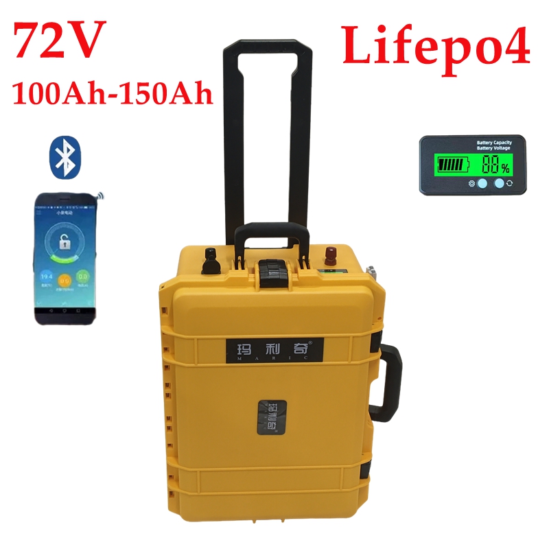 Waterproof 72V 150Ah 100Ah  Li - Lifepo4 72V 100Ah Battery Pack Ev ulasan dan harga